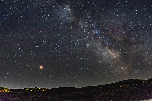 Milky Way over Fort Baldwin, Maine